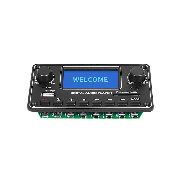LCD MP3-spelarmodul 28X64 Display Bluetooth Digital Audio Decoder Board TDM157 USB SD BT FM för C-WELLNGS