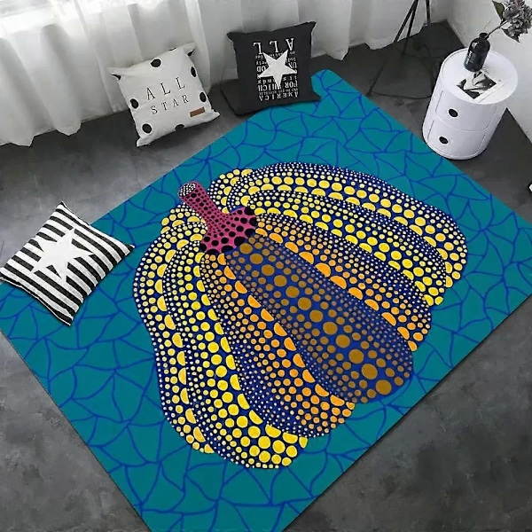 Yayoi Kusama Taide Lattiapäällyste Pohjoismainen Tyyli Koti Ovimatto Kylpyhuone-wc Matot Makuuhuone Hotelli Sisustus Matto-WELLNGS z6 80x120cm