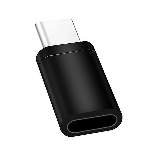 Lightning till USB-C hane adapter svart - WELLNGS