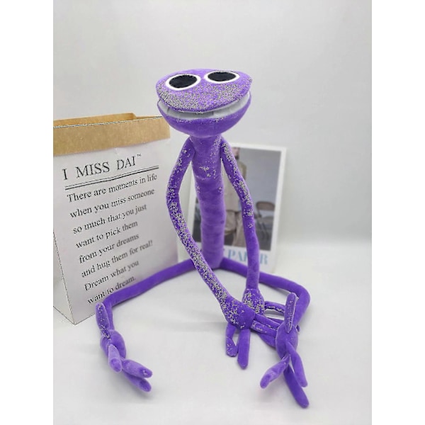 Mike 80cm Rainbow Friends Plysjdukke leketøy Spillkarakter Frykt Lilla Monster Kan Åpnes Kosedyr Fylt Halloween leker Gaver-r-WELLNGS