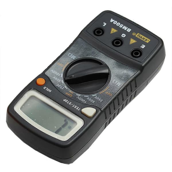 BM500A 1000V 1999M Digital Isolasjonsresistans Tester Meter Megohmmeter Megger-WELLNGS