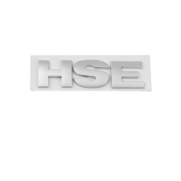 3d Abs Hse V8 Kirjaimet Auton Takaosan Tavaratilan Lokasuo Merkki Embleemi Tarrat Maasturi Land Rover Range Rover Sport Vogue Discovery 4-WELLNGS HSE-Matte Silver