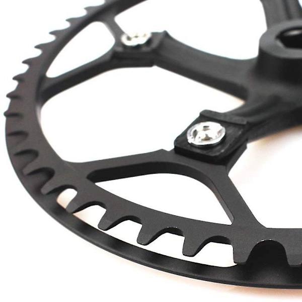 Enkelhastighetsvevparti 53t 170mm vevarmar Fällbar cykelvevparti med skyddande lock för cykel Trac-WELLNGS