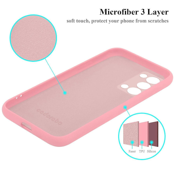 Oppo Reno6 PRO 5G Telefonfodral TPU Skyddande Fodral - Flytande Design - WELLNGS LIQUID PINK