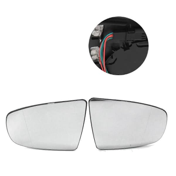 Vänster Sidospegelglas Kompatibelt med X5 E70 2007-2013 X6 E71 E72 2008-2014-WELLNGS