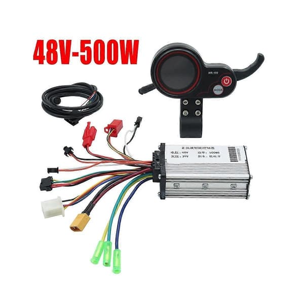 48V 500W Controller MR-100 LCD Display Meter Dashboard Kit Kompatibel med Electric-WELLNGS