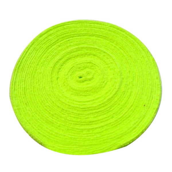 Racket Grip Tape Enfärgad Svettabsorberande Långvarig Badmintonracket Grip Band för Sport-WELLNGS Fluorescent Green