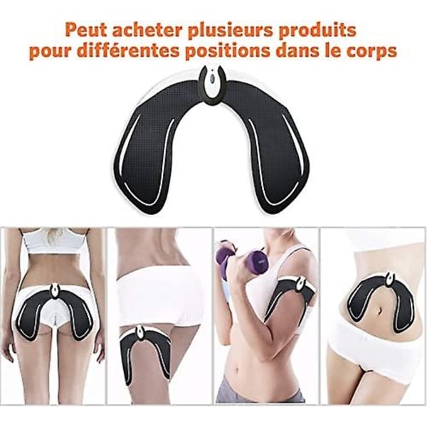 MKK Hip Trainer -laite pakaroille, ABS-stimulaattori, älykäs muotoilija, sähköinen pakaratreenaaja, EMS-sävyttäjä, kuntoiluvälineet - WELLNGS
