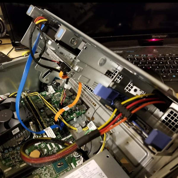 HDD SATA Strømkabel Højre - SATA 15 Pin X2 til Mini 6 Pin ATX Adapter til 3653 3650 Serie Kompatibel - WELLNGS