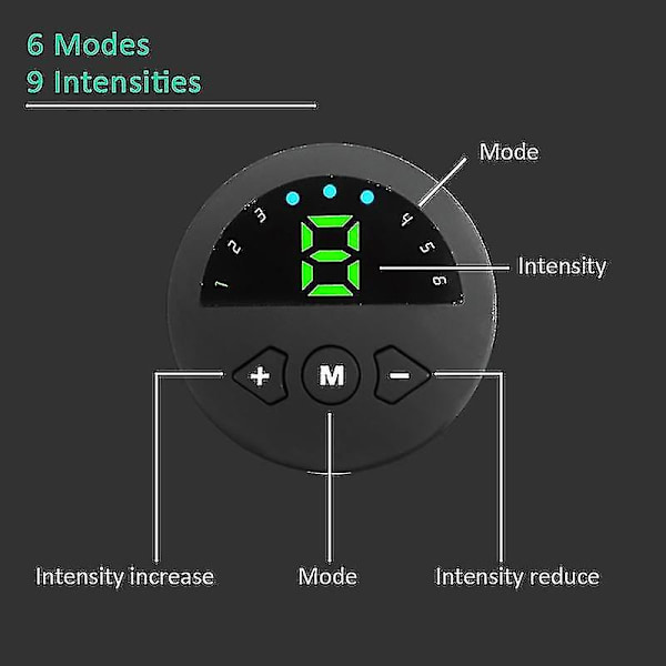 Ems Elektrisk Magbälte Kroppsslankande Bälte Midjeband Smart Magmuskel Stimulator Abs Tränare Fitness Viktminskning Fettförbränning-WELLNGS