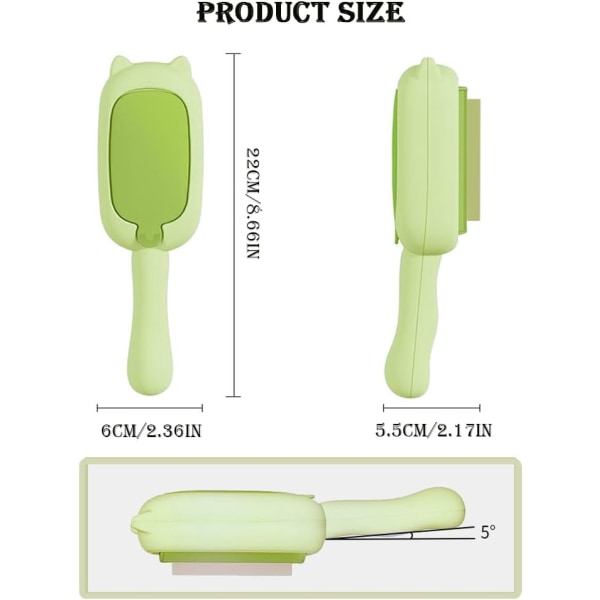 Lemmikkieläinten karvanpoistorulla, uudelleenkäytettävä koiran ja kissan karvanpoistaja mukavalla liukumattomalla kahvalla - WELLNGS
