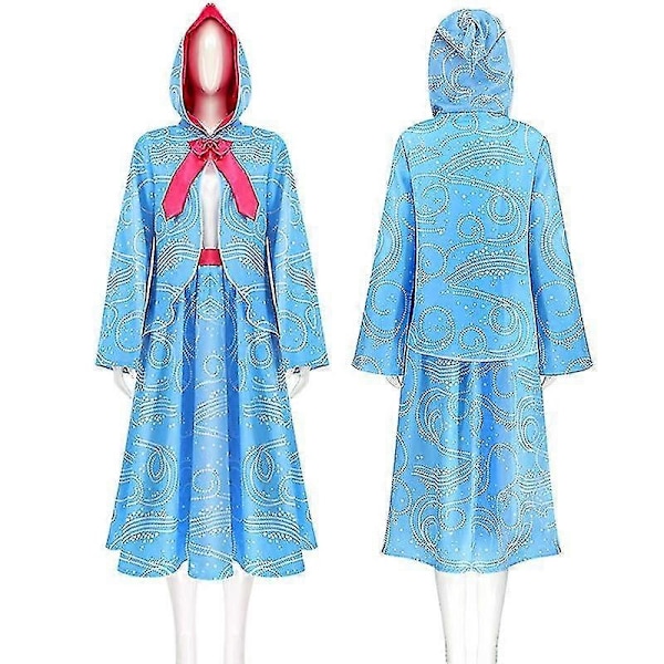 Askepots gode fe Cosplay Sæt til Voksen Barn Halloween Kostumer Karneval Festkjoler - WELLNGS S