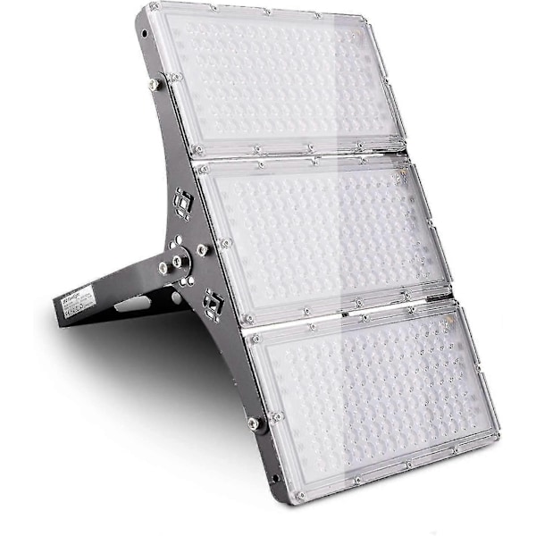 300 W ulkokäyttöön tarkoitettu LED-valonheitin, 24 000 lm, vedenpitävä turvavalo IP66, 3000 K lämmin valkoinen, ulkokäyttöön tarkoitettu LED-kohdevalaisin, yhteensopiva katuvalaistuksen kanssa – WELLNGS