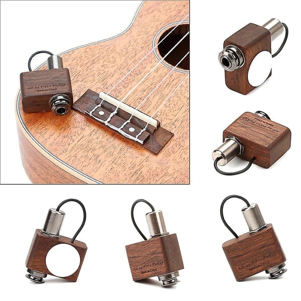 Gitarrer Mandolin Akustisk Gitarr Pickup Förbättrad Instrument Ljudkvalitet Trä-WELLNGS