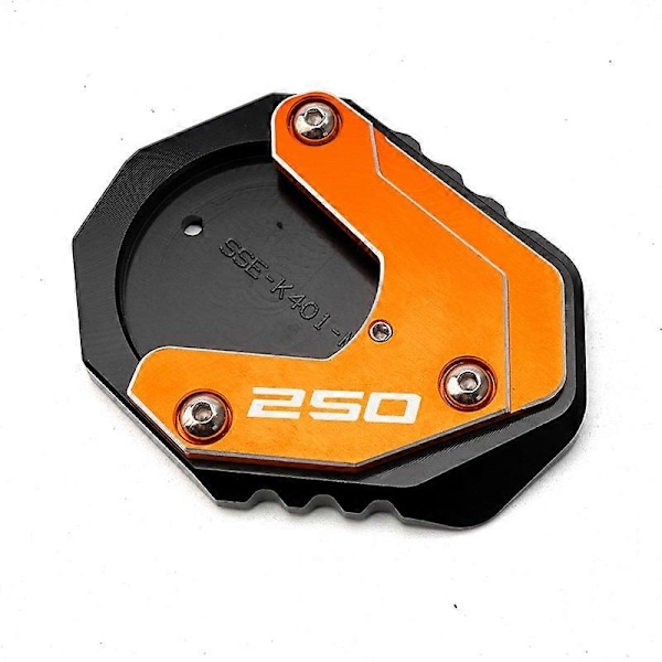 for Husqvarna VITPILEN 401 Svartpilen 401 250 2018-22 2023 Motorsykkel CNC Støttefot Pad Side Stand Forlengelse Støtteplate-WELLNGS 250 Black