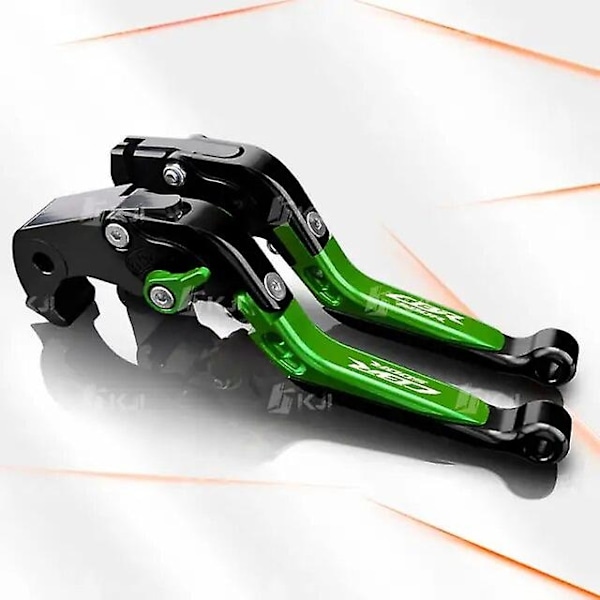 for Honda CBR500R CBR 500R 2013-2021 Justerbar Clutchspak og Bremsehendesett Justerbar Sammenleggbar Håndtaksspak Motorsykkel Tilbehør DelerMotor-WELLNGS Black-Green