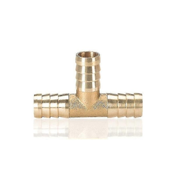 Messinki Barb Putki Liitin 2 3 4 Tie Messing Liitin 4mm 5mm 6mm 8mm 10mm 12mm 16mm 19mm Letku Kupari Pagoda Vesiputki Liittimet-WELLNGS T 3 way Od 8mm