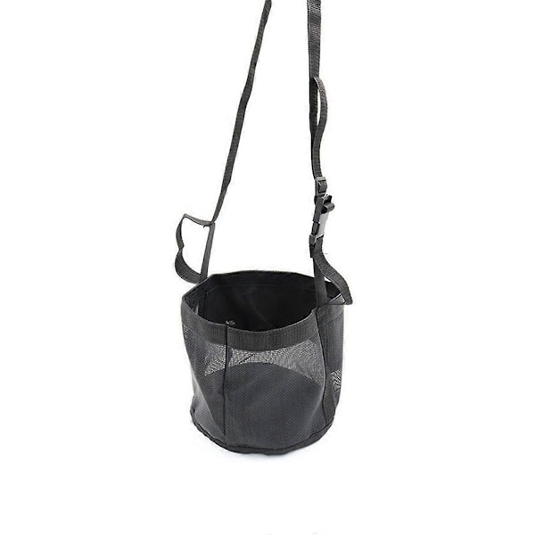 Justerbar Elastisk Heste Høfôrpose - Utendørs Halsfôrpose - 24x25cm-WELLNGS