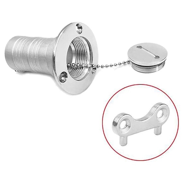 2 kpl Marine Boat Gas Cap Key - Ruostumaton teräs - WELLNGS 0 0