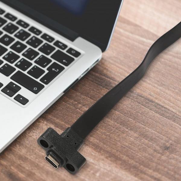 USB 3.1 -etupaneelin tyyppi E - tyyppi C -jatkokaapeli, Gen 2 (10 Gbit/s) sisäinen sovitinkaapel, WELLNGS
