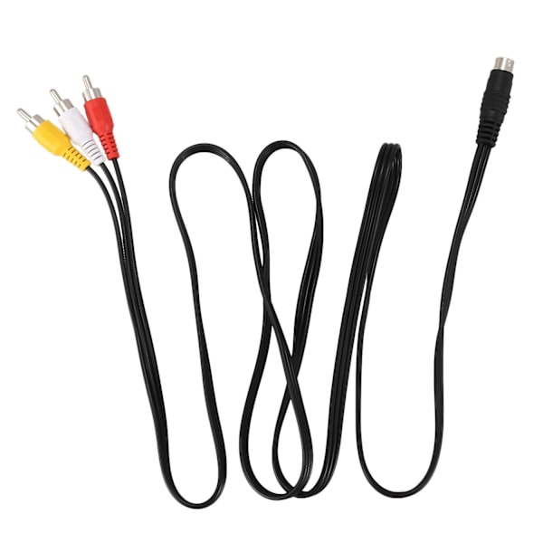 1,5 m 4,9 jalkaa 3 RCA uros - 4-nastainen S-Video uros TV PC -muunnoskaapeli - WELLNGS