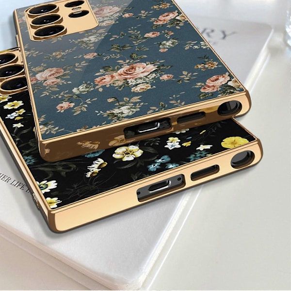 Galvanointimaalattu suojakuori Samsung Galaxy S23 Ultra / S23 Plus / S23 -puhelimille - WELLNGS B for S23