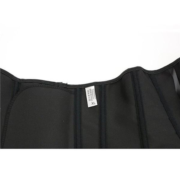 Mimigo Naisten Bustier-Korsetti Yläosa Seksikäs Alusvaatesetti Musta Satiini Vyötärön Kiristäjä -WELLNGS BLACK L