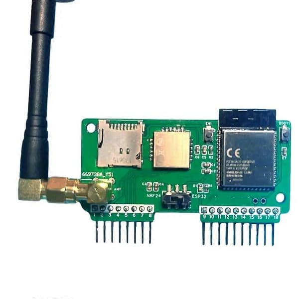 Kompatibel med Flipper Zero WiFi Multiboard 30 NRF24+ESP32 Udviklingskort GPIO/CC1101 Musemodul Kompatibel med Flipper Zero-WELLNGS