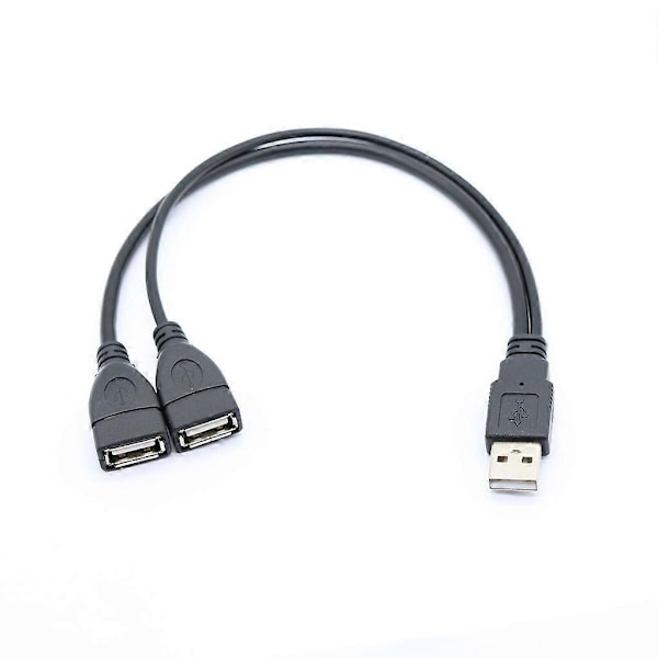 USB A Hane till USB A Hona Kabel Multifunktionell USB Splitter Y-Kabel - WELLNGS