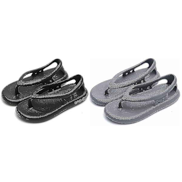 Bästsäljare - Bazuo Sandaler, Unisex Komfort Promenad Flip Flops Bazuo Slides, Eva Tjock Botten Bazuo Tofflor-WELLNGS Grey 42-43