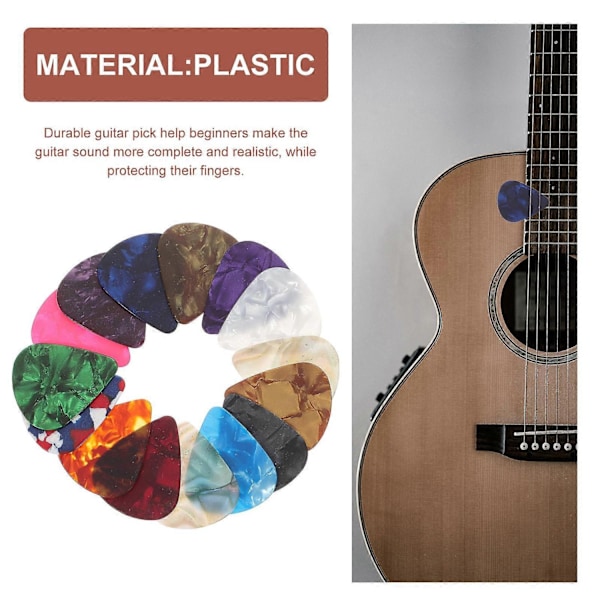 32 stk. Guitar Plektre Elektrisk Guitar Plektre Bas Plektre Ukulele Plektre Guitar Dele - WELLNGS