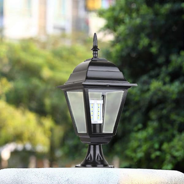 Hagelampe Stolpe Lys Tradisjonell Moderne Søylelampe Terrasse-WELLNGS
