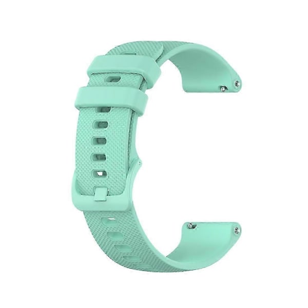 til Garmin Vivoactive 4 22mm Silikone Urrem - WELLNGS Teal Green