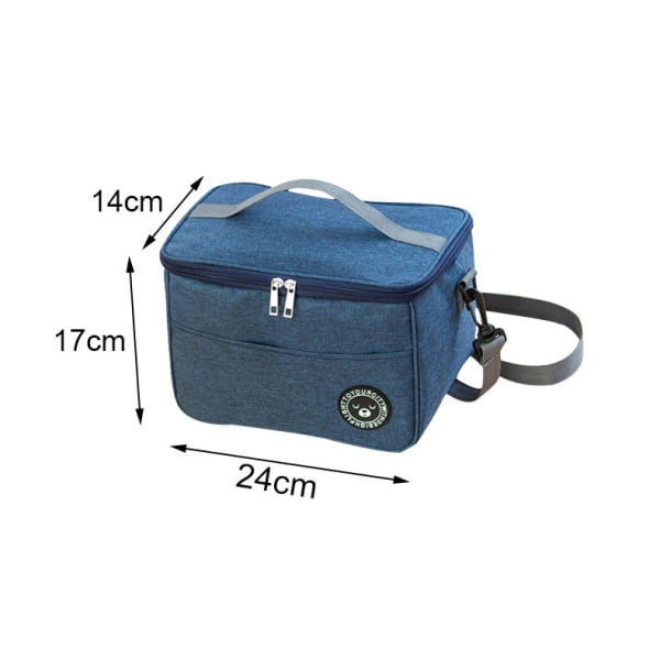 Isolert termobag for termisk marineblå-WELLNGS navyblue 24cm X 17cm X 14cm