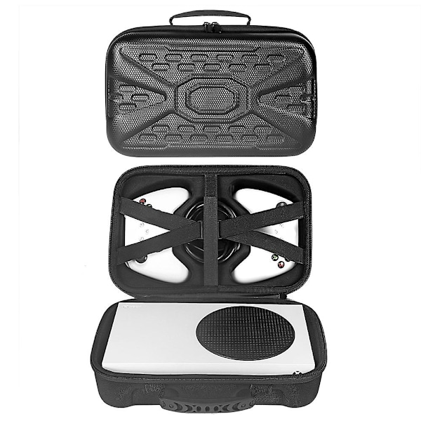 Bæreveske i nylon for Xbox Series S spillkonsoll, beskyttende koffert for reiseoppbevaring, C-WELLNGS