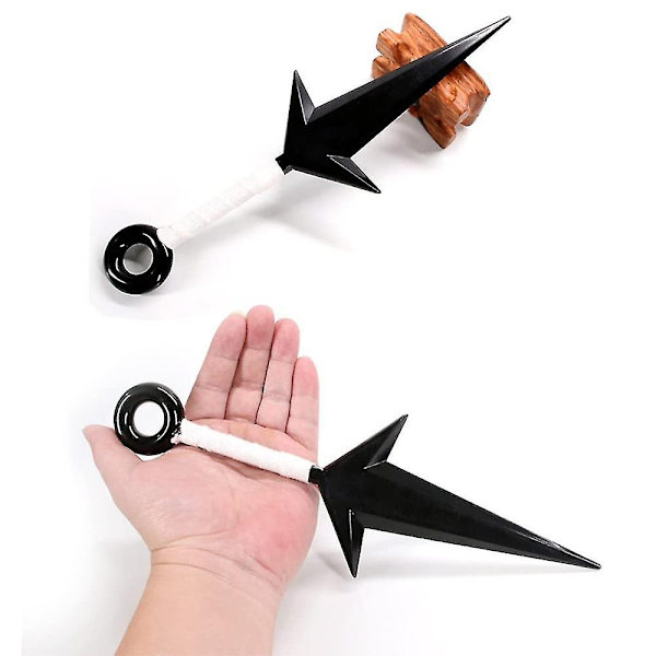 Naruto Kakashi Kunai -setti Anime Kunai -lelu Ninja Cosplay -tarvikkeet -WELLNGS White