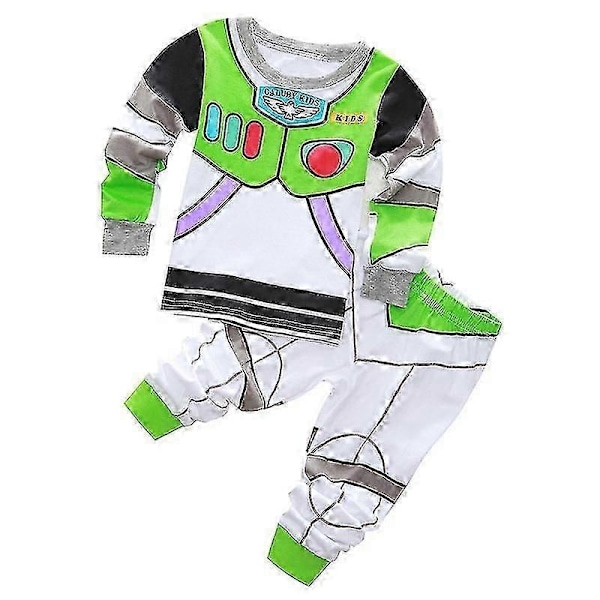 Barnpyjamas för pojkar Toy Story Buzz Lightyear Woody pyjamas set pyjamas sovkläder set flera storlekar tillgängliga-WELLNGS Buzz Lightyear 4-5 Years