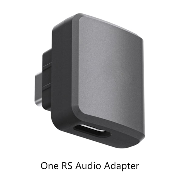 Passer for 360 ONE RS Mikrofonadapter Horisontal Versjon Sportskamera Tilbehør - WELLNGS
