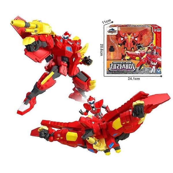 Mini Force 2 Super Dinosaur Force Transformasjonsrobot Lekefigur MiniForce X Simulering Dyr Transformasjon Dinosaur Leke - WELLNGS No Box 8630