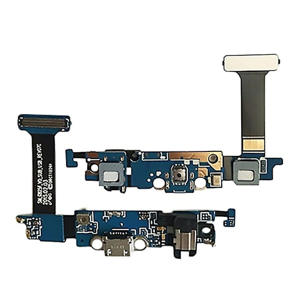 Usb Dock Laddningsport Flex Kabel För Galaxy S6 Edge /g925f Med Mikrofon Och Hörlurar Ersättning-WELLNGS