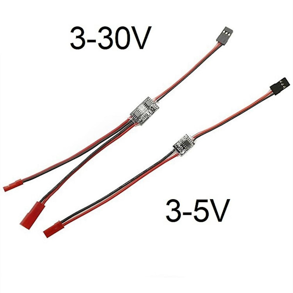 20a Högströms fjärrkontroll elektronisk switch 3-30v Flygmodellskydd Rc Drönare Vattenpump-WELLNGS