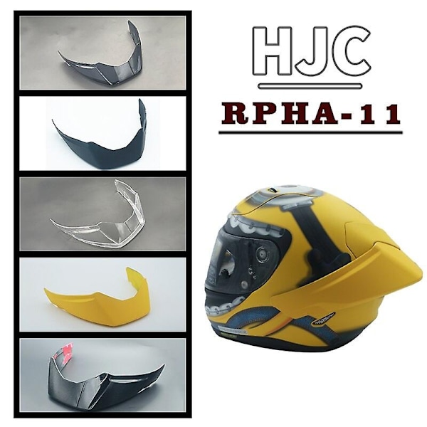 Til Hjc Rpha 11 Hjelm Dekoration Tilbehør Motorcykel Bag Hjelm Spoiler Tilfælde Hjc Rpha 11 Rpha11 - Hjelm Dele & Tilbehør-WELLNGS MB