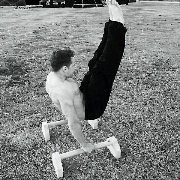 Push-up-stänger handstående trä push-up push-up bar fitness - WELLNGS