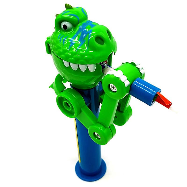 Lollipop Robot Hållare Nyhet Form Barnpresent för Barn Lollipop Godisförvaring-WELLNGS Green