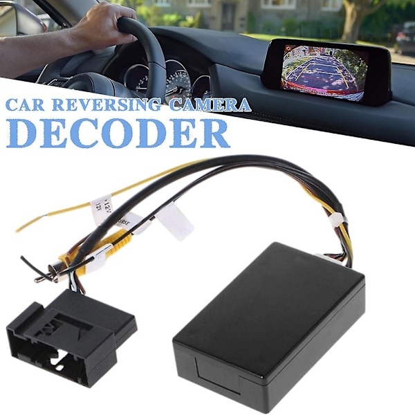 Rgb till Av backkameraadapter Auto Backup Camera Decoder Box för Rcd510/rns510/rns315-WELLNGS