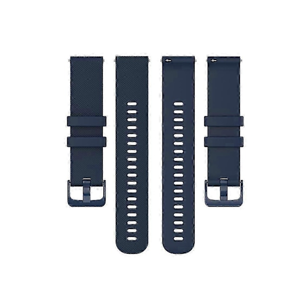 för Garmin Vivoactive 4 22mm Silikon Armband-WELLNGS Black