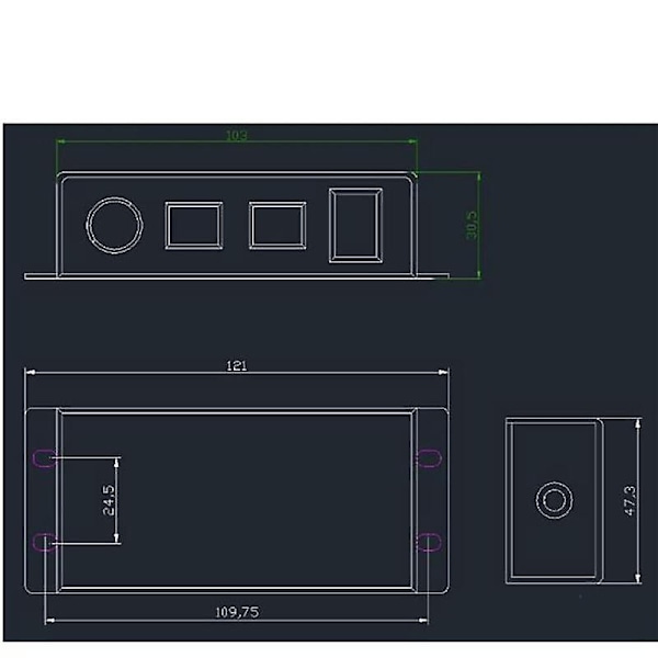 Dc 0-10v Dimmer Switch Serieforbindelig Synkroniseringscontroller Drejeknap Til/fra for 0/1-10v Dæmpbare Led-drivere El-WELLNGS