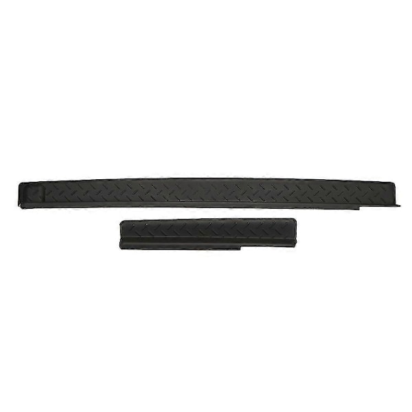 Dörrtröskelskyddsplåtar för Jeep Wrangler Jk 2007-2016 Svart Fram och Bak 4 st - WELLNGS