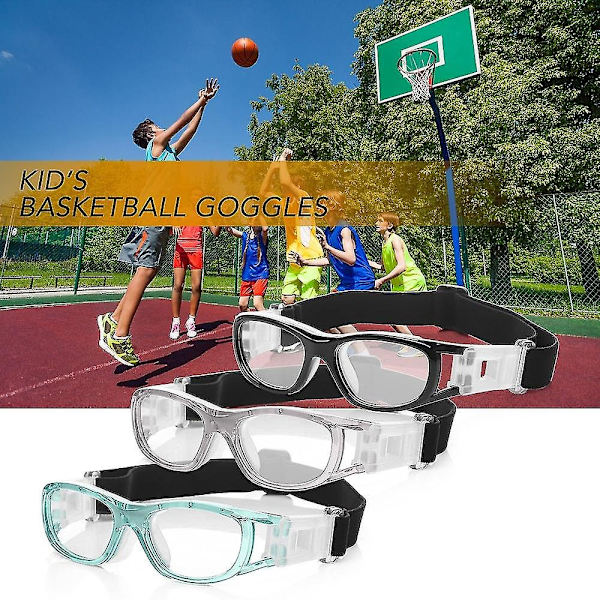 Basketbollskyddsglasögon för barn, skyddsglasögon för fotboll, fotboll, sport, ögonskydd, sport, säkerhetsglasögon - WELLNGS Blue