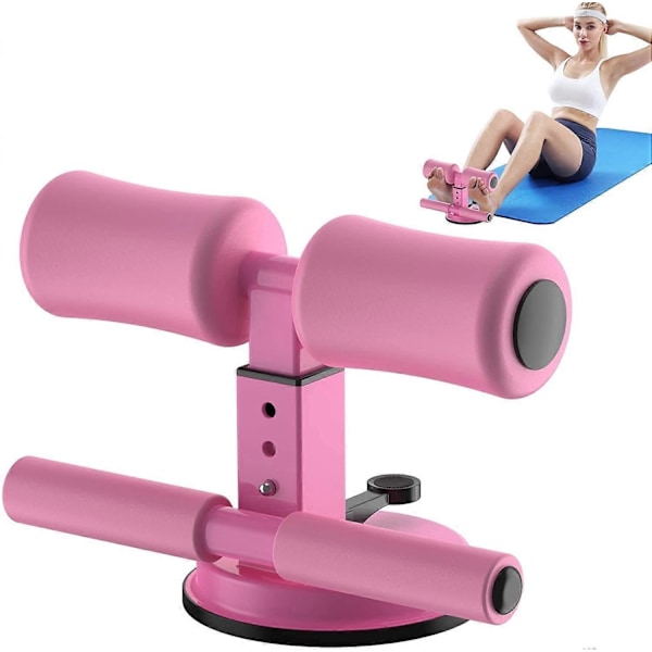 Sit Up Assistent Enhet Stång Magmuskeltränare Träningsutrustning - WELLNGS Pink